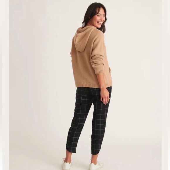 Marine Layer Allison Pant Black Windowpane XS - Picture 4 of 10